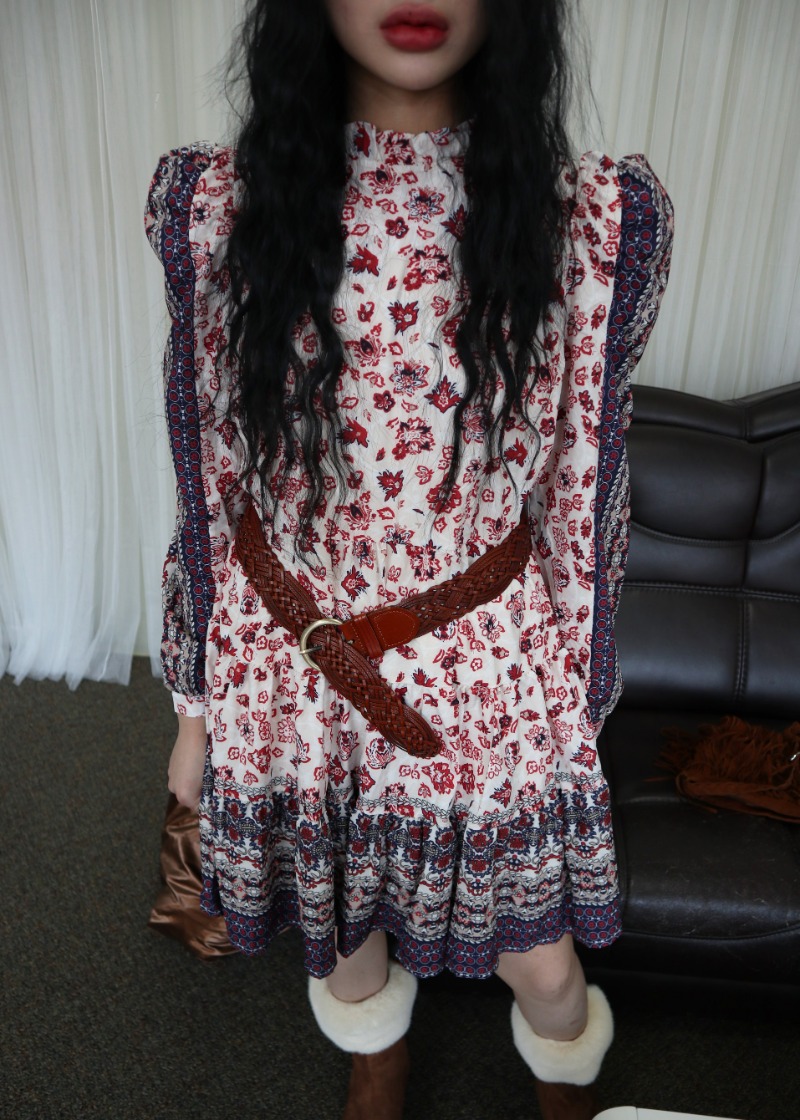 ethnic mini dress